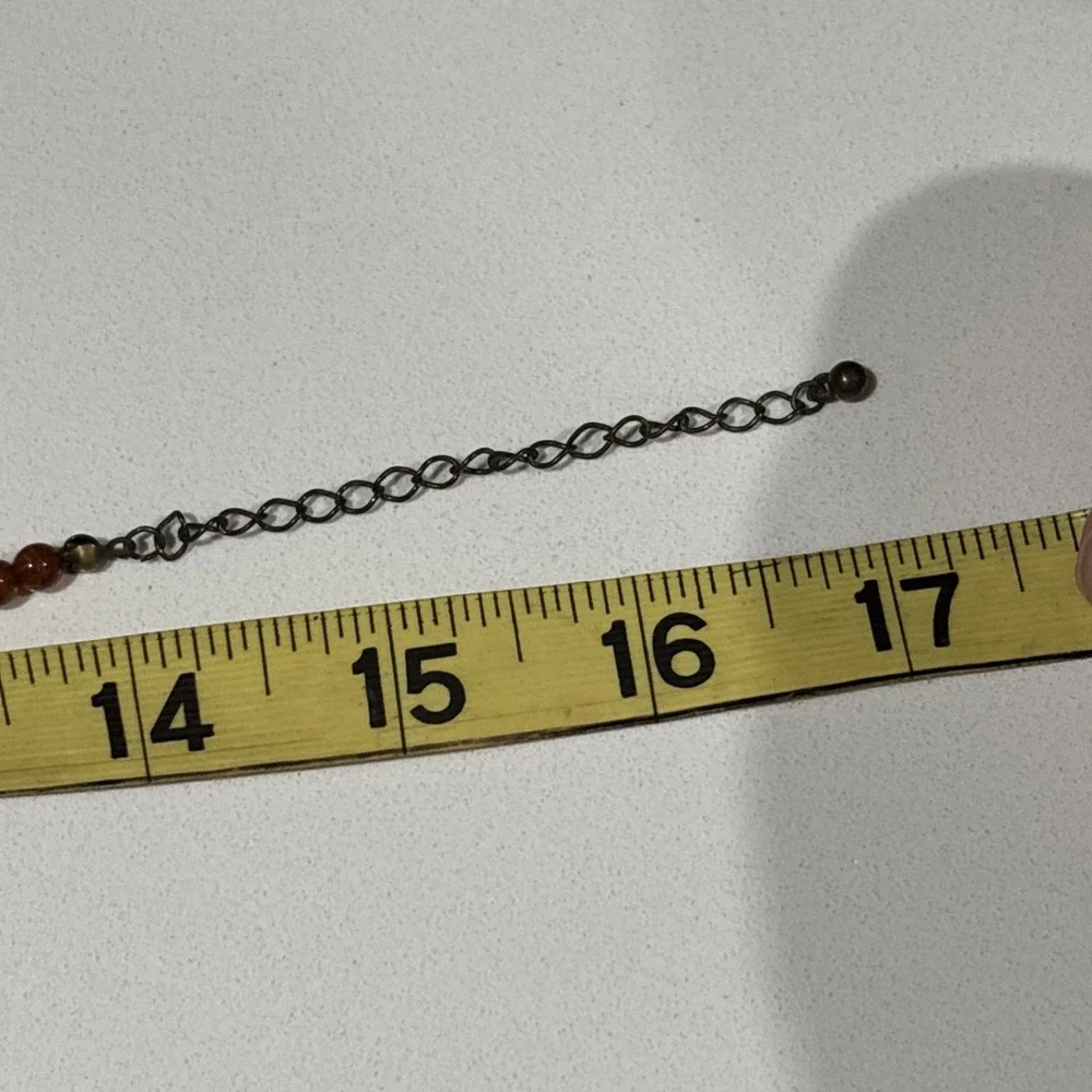 Lot Of 2 Unmarked Amber/Gold Necklaces - Picture 10 of 16